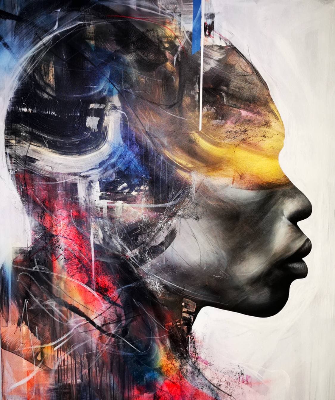 Aura — acrylic on canvas by L7 Matrix